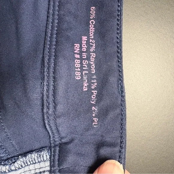 Lilly Pulitzer Navy Skinny Pants - Picture 6 of 10